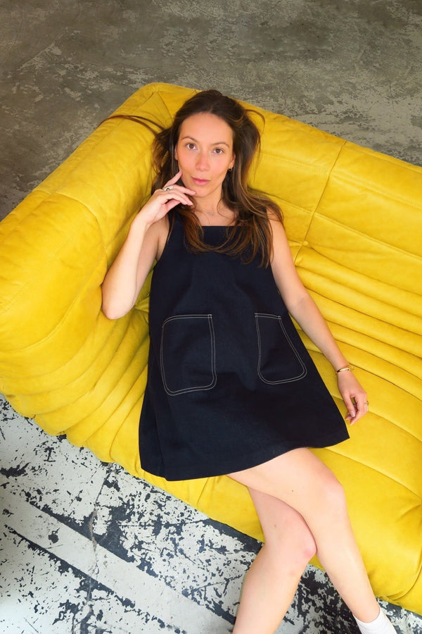 La robe Dînette bleu foncé - steseline - ROBE - S