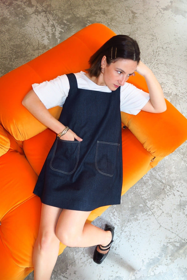 La robe Dînette bleu foncé - steseline - ROBE - S