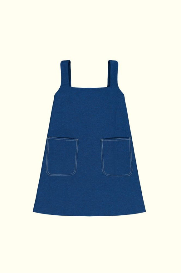 La robe Dînette bleu roi - steseline - ROBE - S