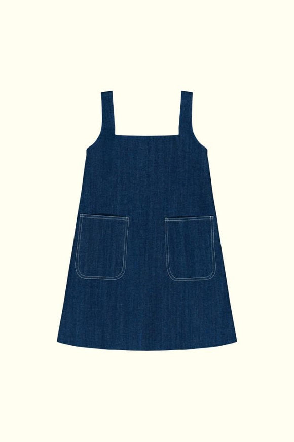 La robe Dînette bleue - steseline - ROBE - S