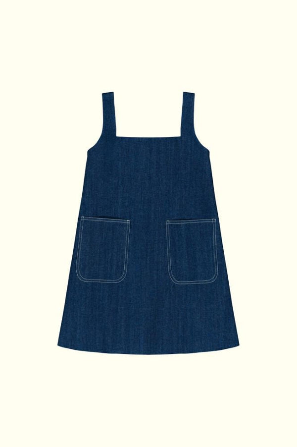 La robe Dînette bleue - steseline - ROBE - S