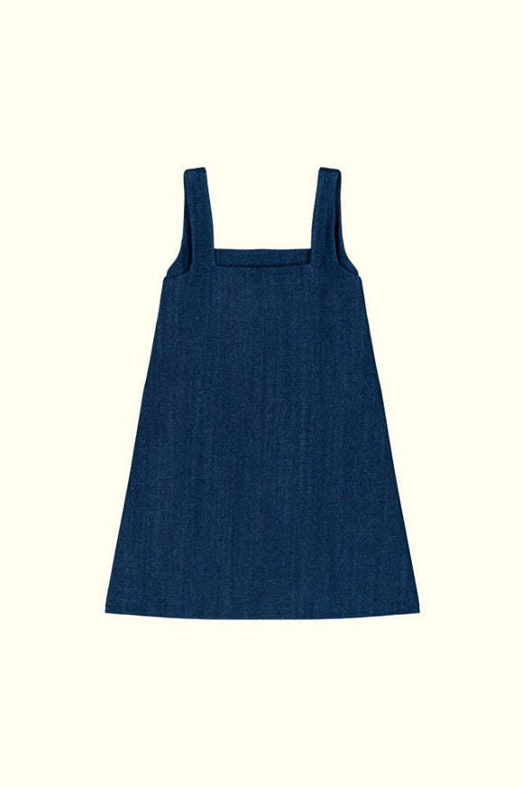 La robe Dînette bleue - steseline - ROBE - S