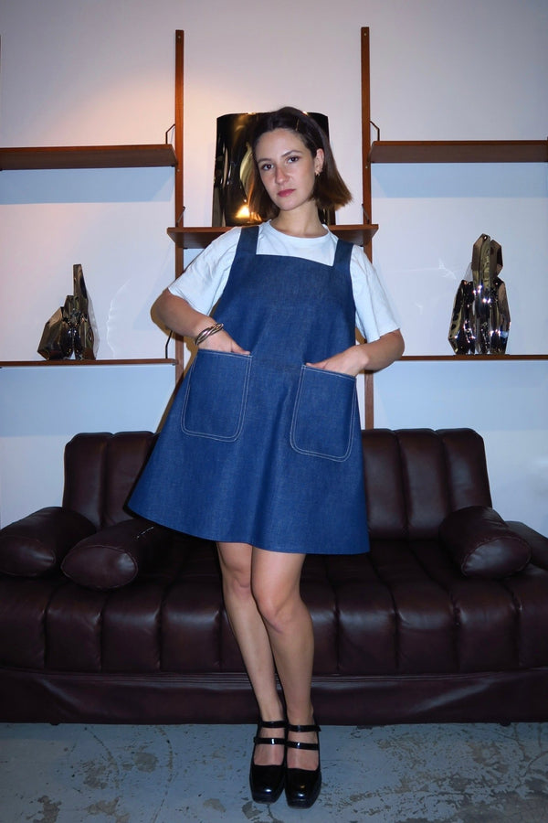 La robe Dînette bleue - steseline - ROBE - S