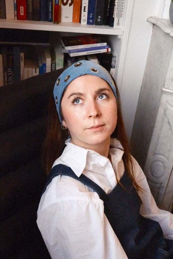 Le bandeau BBB œillets bleu clair - steseline - ACCESSOIRES - Bleu clair