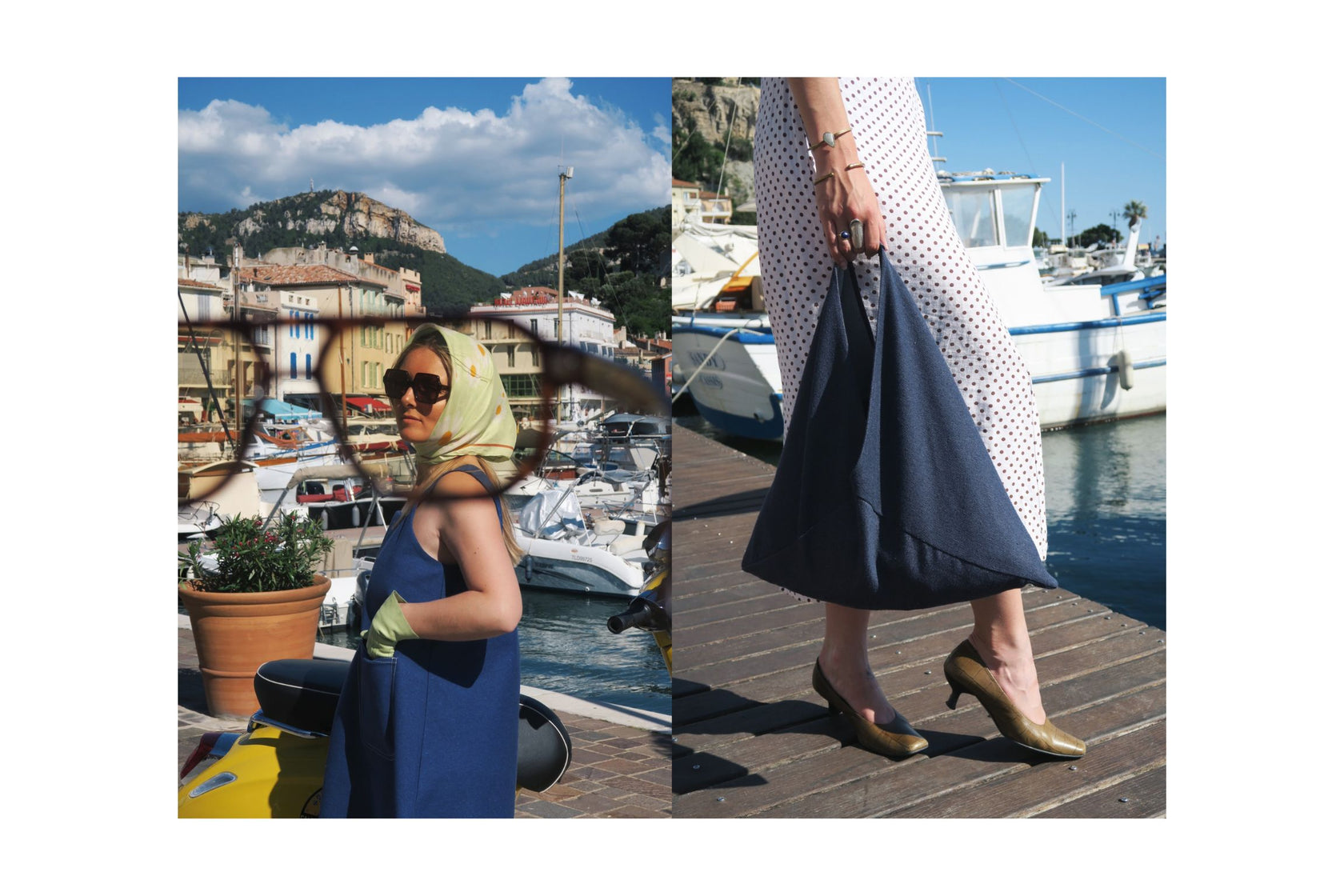 robe en jean - sac en jean